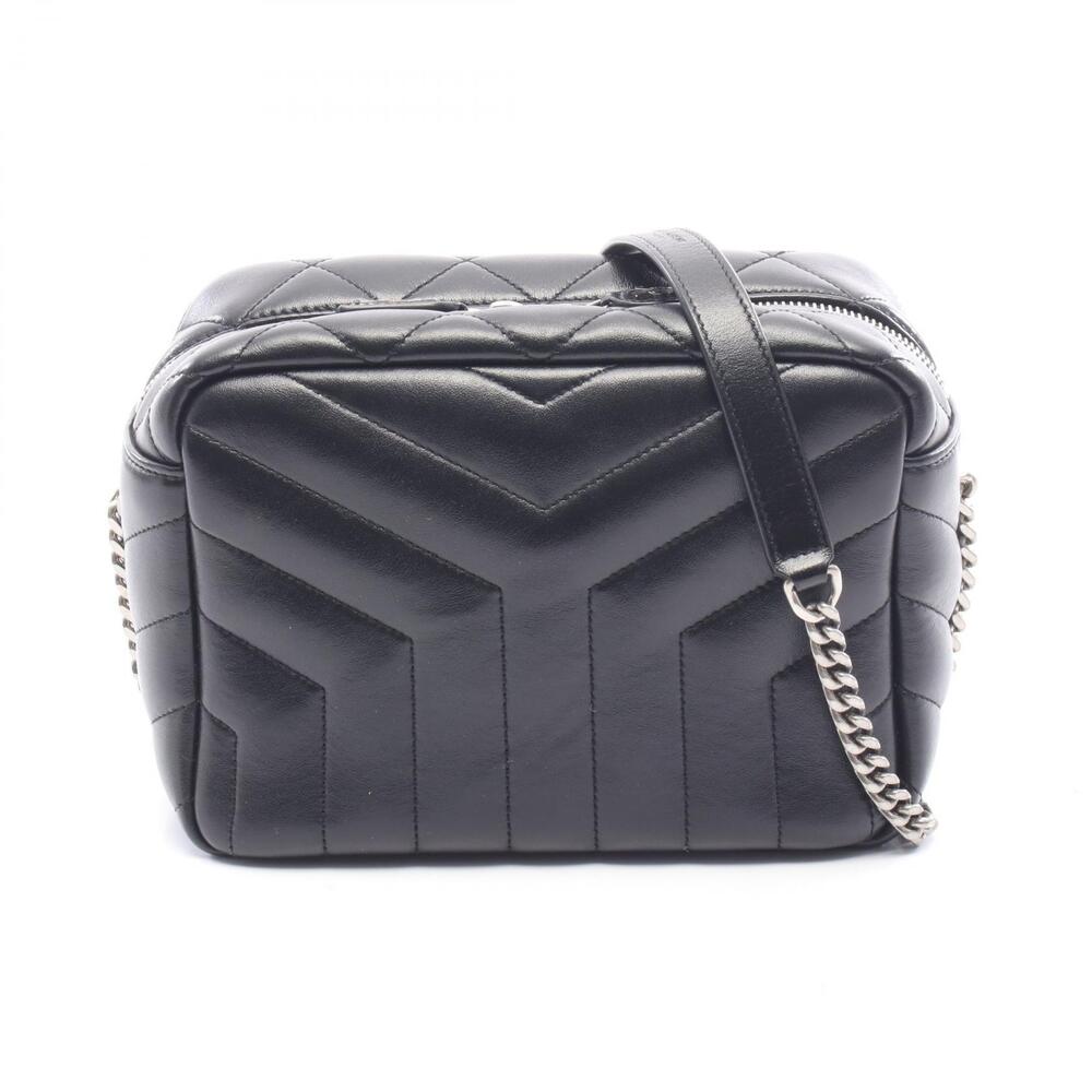 Saint Laurent Paris Loulou Shoulder Bag Leather Black